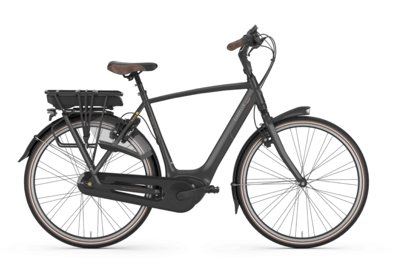 Gazelle Orange C8 HMB Connect Heren Zwart